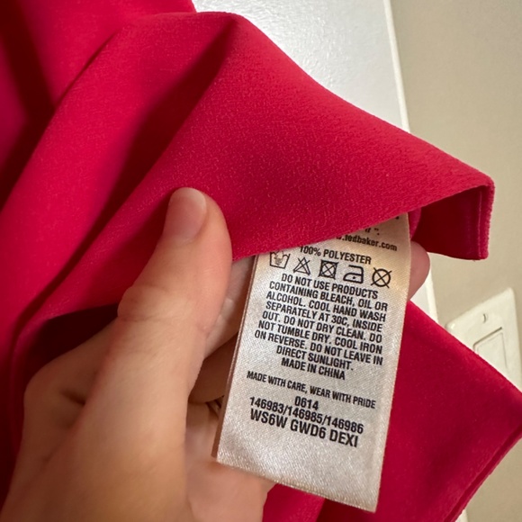 Ted Baker Barbie Pink Tank Top Ted Size 2 (US 6) - Picture 3 of 4